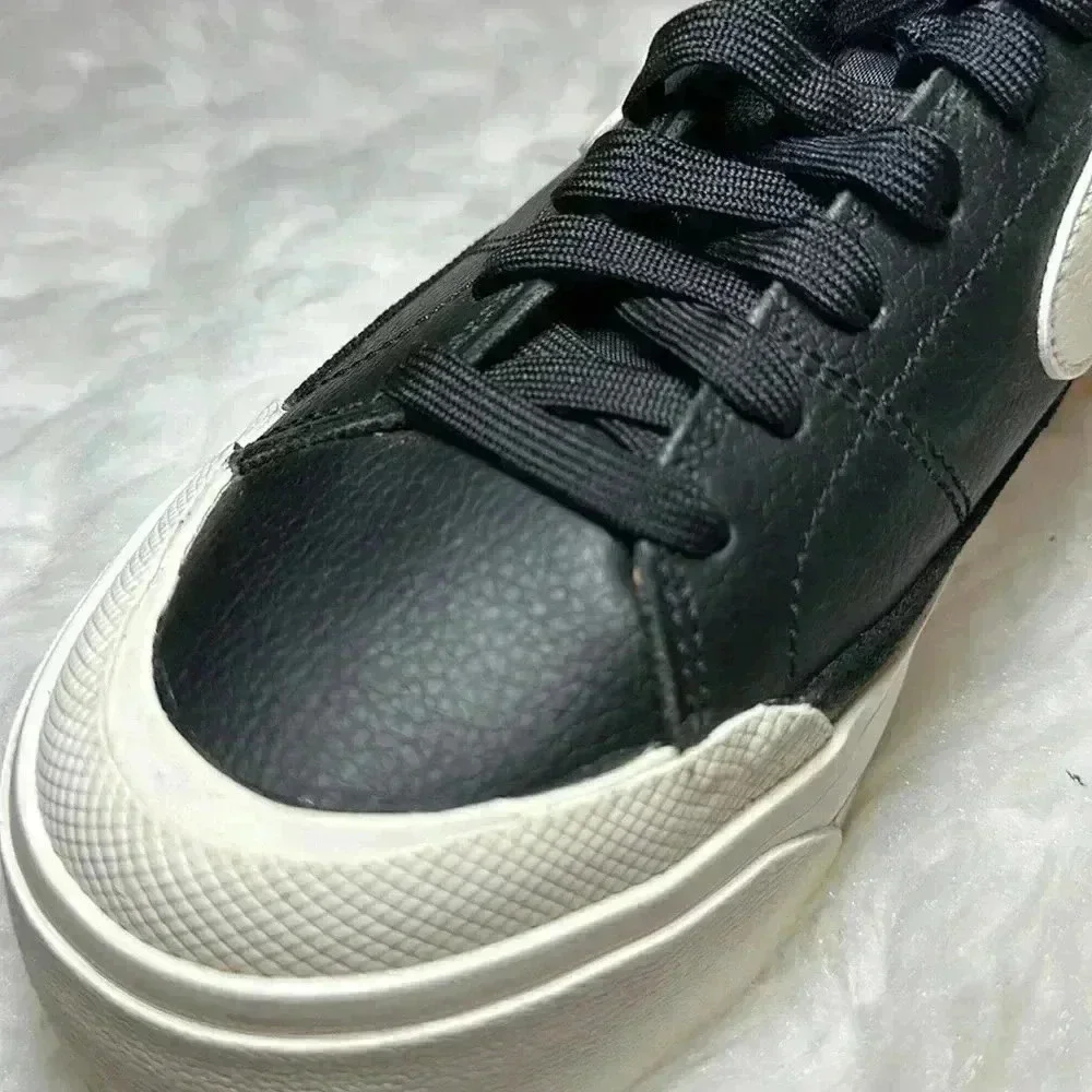 Nike Court Legacy Leather Lift Womens Platform Trainers DM7590 001 US Size 7.5